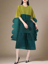 Luxury Pleated Sleeveless Dress Set